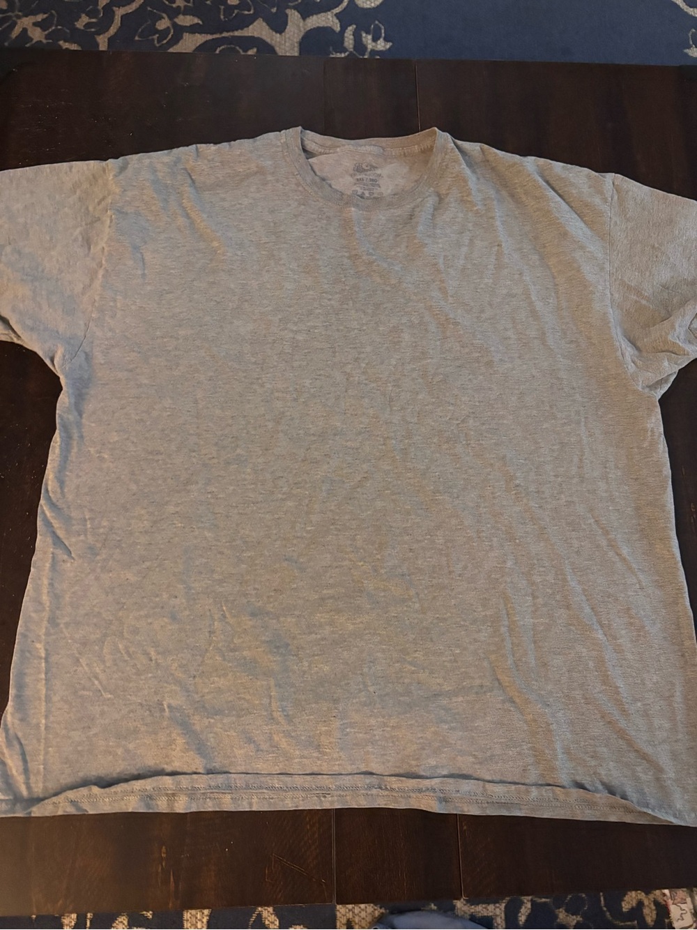 Fruit of the Loom Heather Gray Short Sleeve Crew Neck Tee